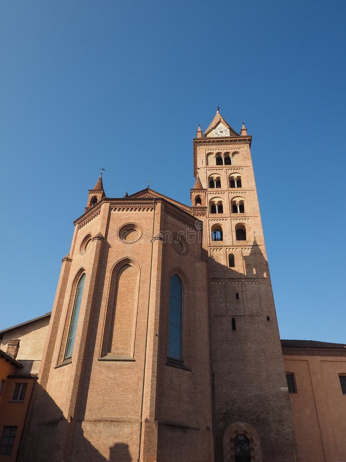 Собор San Lorenzo в Alba стоковая фотография